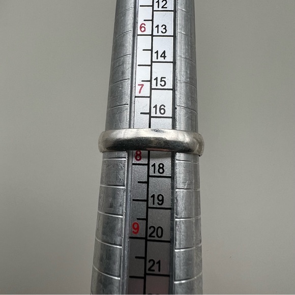 New Copper Larimar Silver Overlay Ring Size 7.75 - Picture 4 of 6